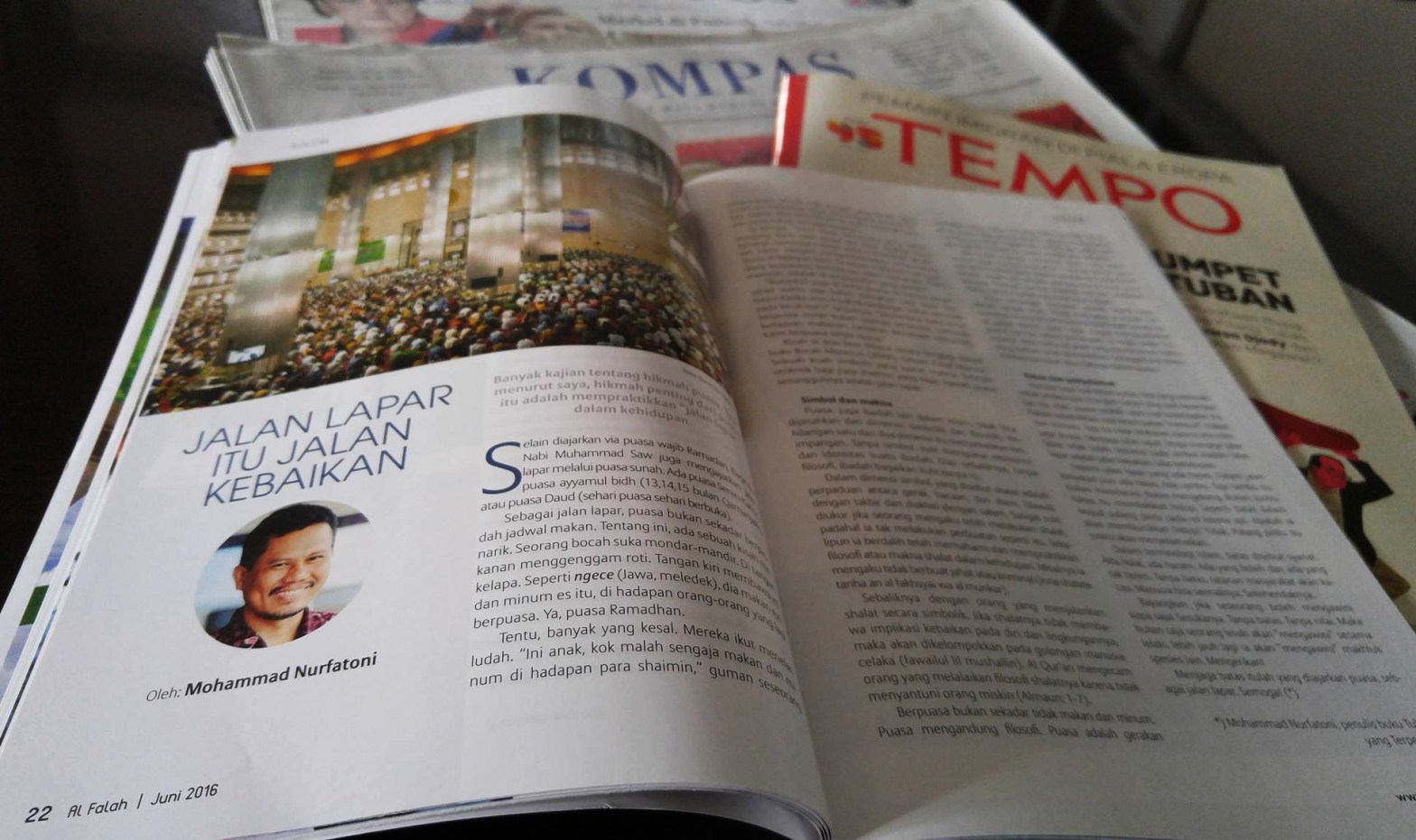 Kolom Mohammad Nurfatoni di Majalah YDSF